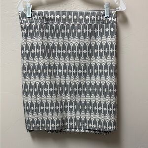 Ripskirt Hawaii Gray Pencil Skirt Knee-Length Casual